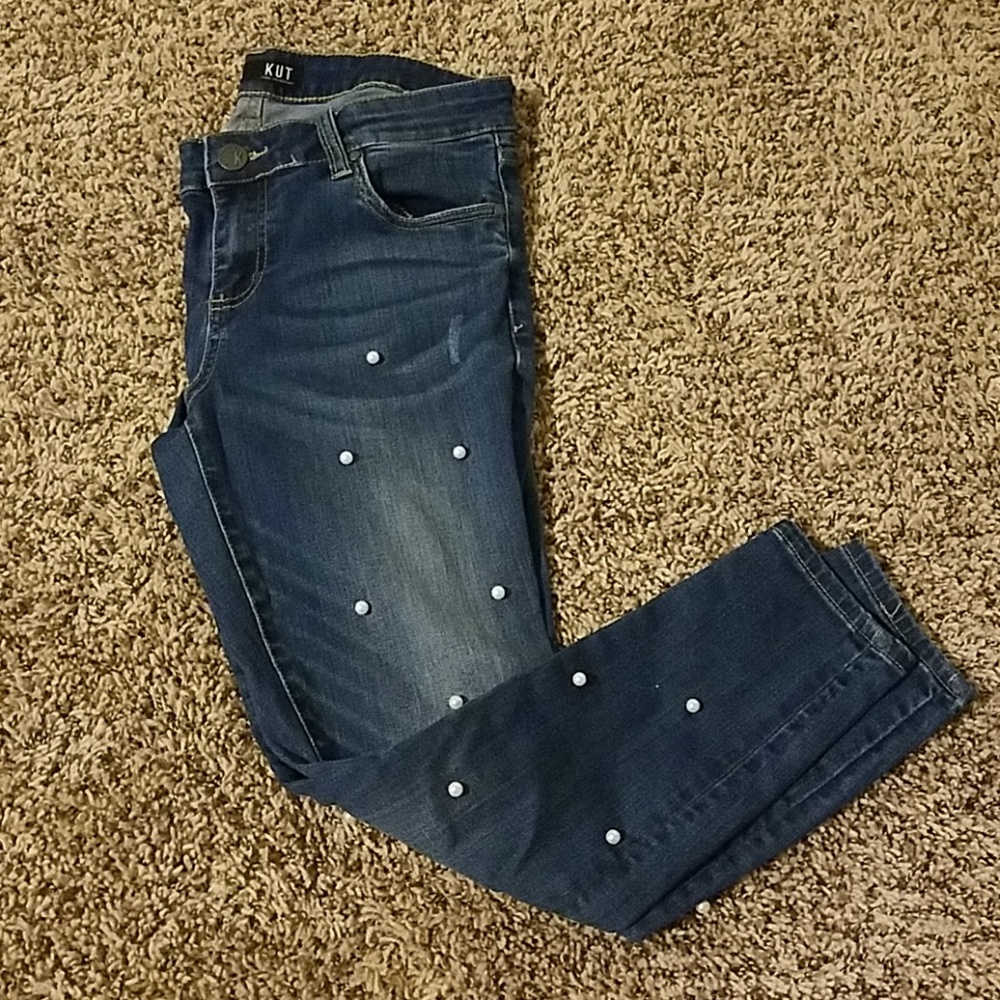Pearl crop jeans
